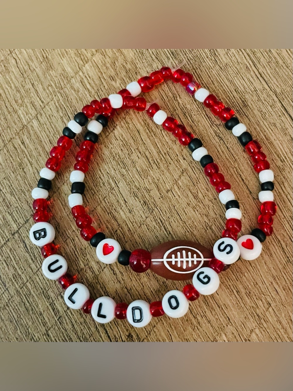Georgia Bulldogs Football Bracelets